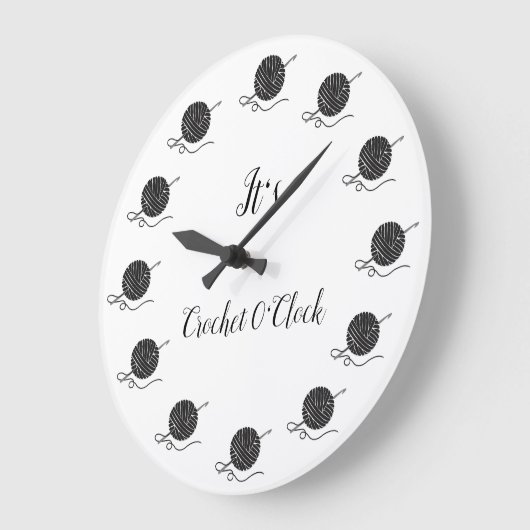 Het is Crochet 0'Clock. Grote Klok (Hoek)