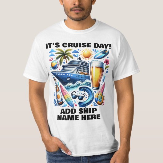 Het is Cruise Day Matching Cruise Shirten T-shirt (Voorkant)