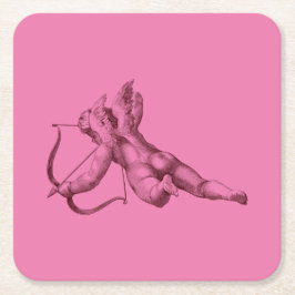 Het is Cupid Romantic Kartonnen Onderzetters