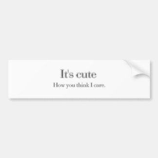 Het is Cute Bumpersticker