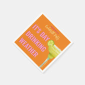 Het is dag Drink Weer Grappig Quote Bachelorette Servet (Hoek)