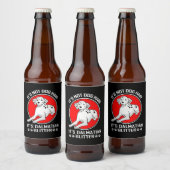 Het is Dalmatiaans glitter Bier Etiket (Flessen)