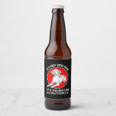 Het is Dalmatiaans glitter Bier Etiket (Voorkant)