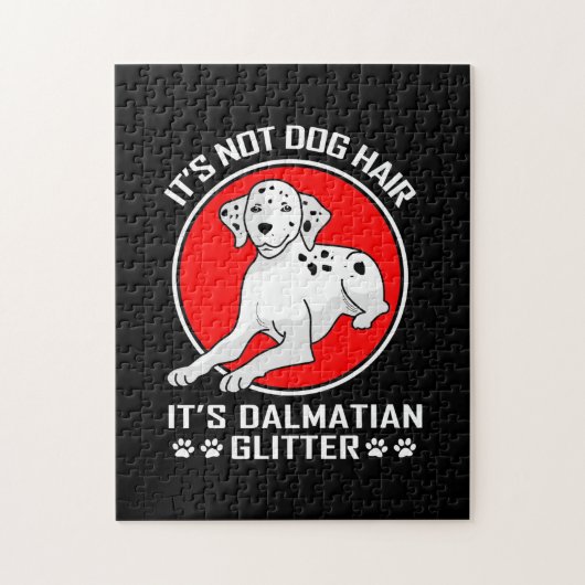 Het is Dalmatiaans glitter Legpuzzel (Verticaal)