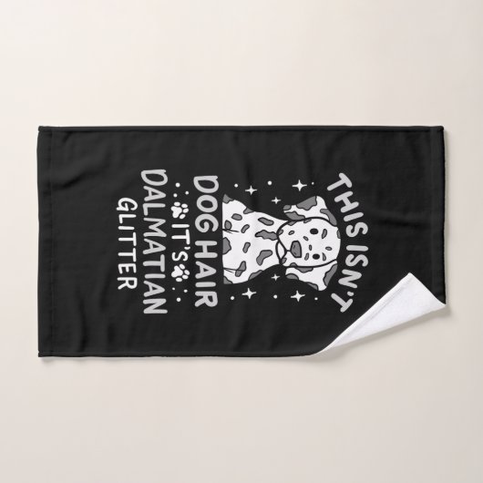 Het is Dalmatian Dog Glitter Handdoek (Handdoek)