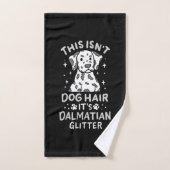 Het is Dalmatian Dog Glitter Handdoek (Handdoek)