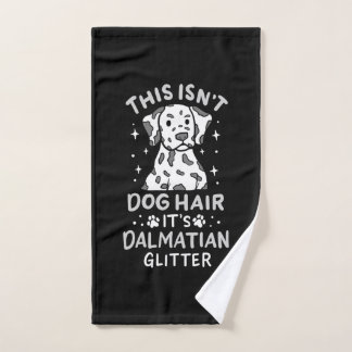 Het is Dalmatian Dog Glitter Handdoek