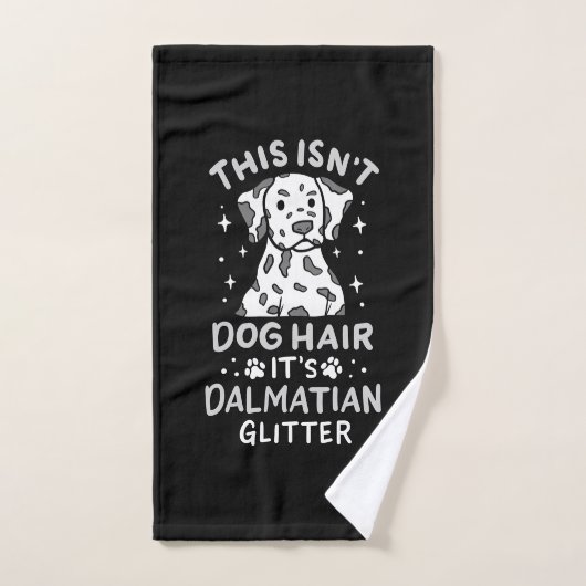 Het is Dalmatian Dog Glitter Handdoek (Handdoek)
