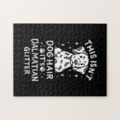 Het is Dalmatian Dog Glitter Legpuzzel (Horizontaal)