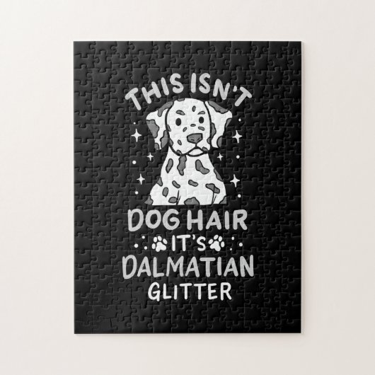 Het is Dalmatian Dog Glitter Legpuzzel (Verticaal)