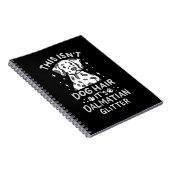 Het is Dalmatian Dog Glitter Notitieboek (Rechterzijde)