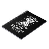 Het is Dalmatian Dog Glitter Notitieboek (Linkerzijde)