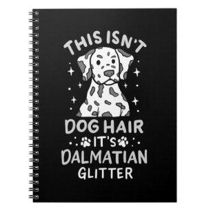 Het is Dalmatian Dog Glitter Notitieboek