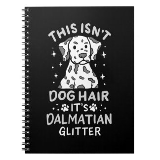 Het is Dalmatian Dog Glitter Notitieboek