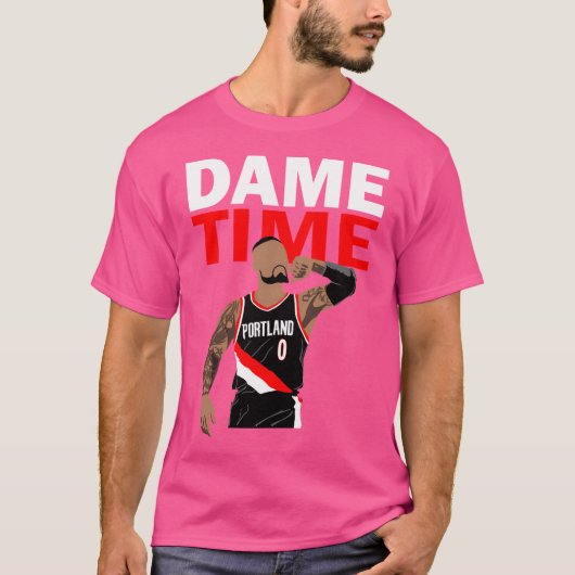 Het is Dame Time Damian Lillard T-shirt (Voorkant)