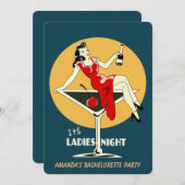 Het is damesavond kaart (Voorkant / Achterkant)