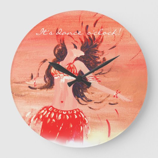 Het is dans-klok. grote klok (Voorkant)