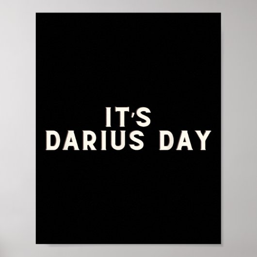 Het is Darius Day Funny Meme 1 Poster (Voorkant)