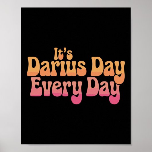 Het is Darius Day Funny Meme – Celebrate Love2 Poster (Voorkant)
