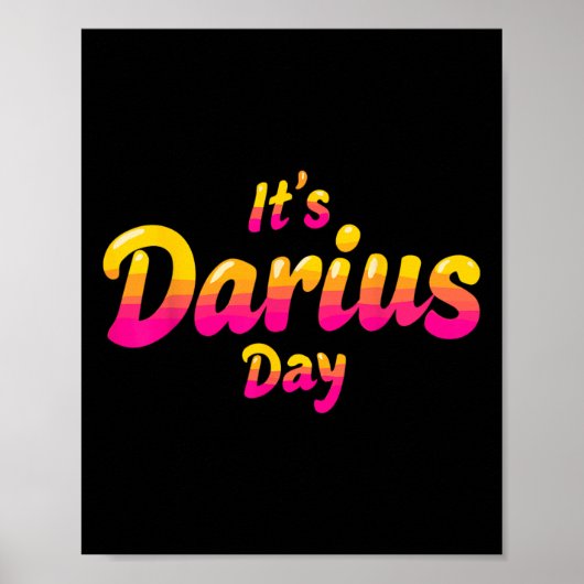Het is Darius Day Funny Meme – Celebrate Love3 Poster (Voorkant)