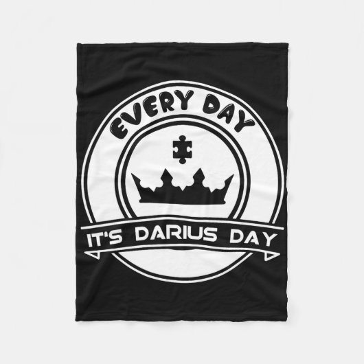 Het is Darius Day Grappige Meme – Vier Liefde  Fleece Deken (Voorkant)