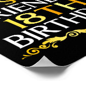 Het is de 18e verjaardag van mijn vriend Gefelicit Poster (Hoek)