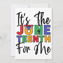 Het is de 19e voor mij Melanin Black Sista Bruh Kaart