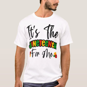 Het is de 19e voor mij Melanin Black Sista Bruh T-shirt