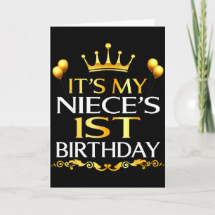 Het is de 1e verjaardag van mijn nichtje Gefelicit Kaart
