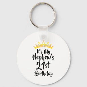 Het is de 21e verjaardag van mijn neef Kroon Geluk Sleutelhanger