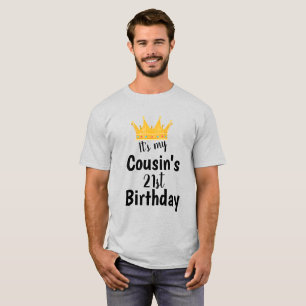 Het Is De 21e Verjaardag Van Mijn Neef/Nicht Gefel T-shirt