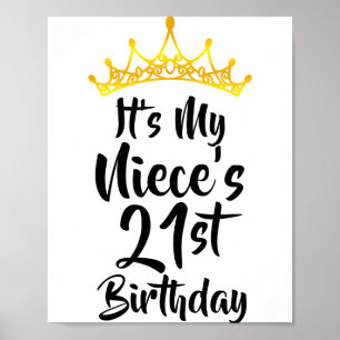 Het is de 21e verjaardag van mijn nicht Kroning Ge Poster