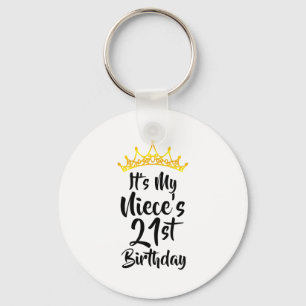 Het is de 21e verjaardag van mijn nicht Kroon Gelu Sleutelhanger