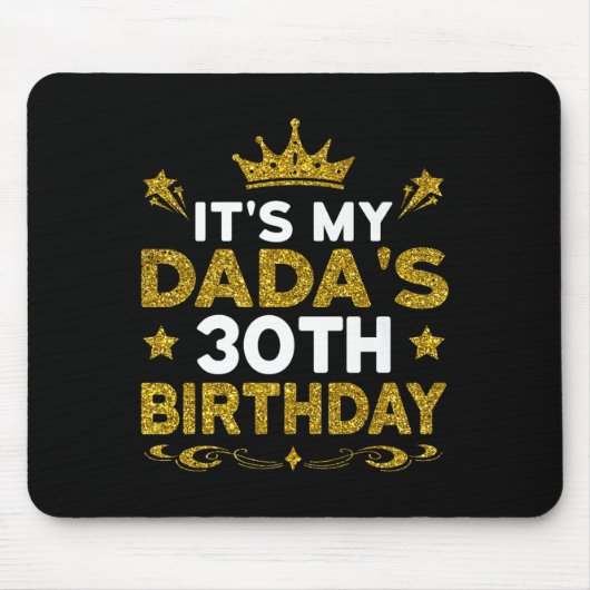 Het is de 30e verjaardag van mijn vader Gefelicite Muismat (Voorkant)