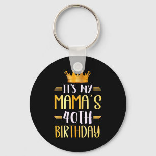 Het is de 40e verjaardag van mijn mama Gelukkig 40 Sleutelhanger
