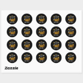 Het is de 40e verjaardag van mijn moeder Gefelicit Ronde Sticker (Vel)