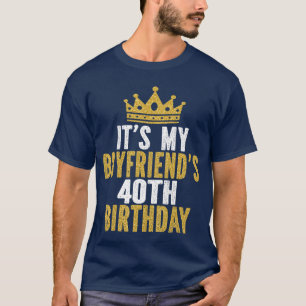 Het is de 40e verjaardag van mijn vriend 40 jaar o t-shirt