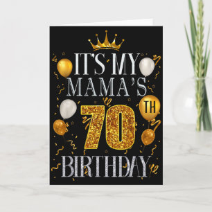 Het is de 70ste verjaardag van mijn mama Gefelicit Kaart