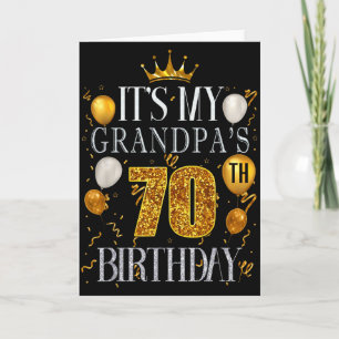 Het is de 70ste verjaardag van mijn opa Gefelicite Kaart