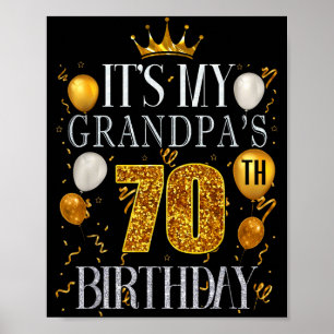 Het is de 70ste verjaardag van mijn opa Gefelicite Poster