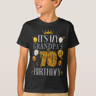 Het is de 70ste verjaardag van mijn opa Gefelicite T-shirt