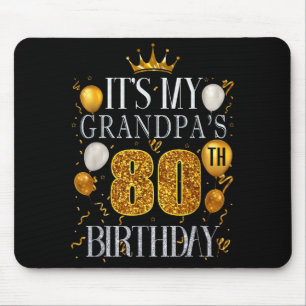 Het is de 80ste verjaardag van mijn opa Gefelicite Muismat
