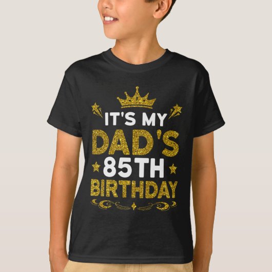 Het is de 85e verjaardag van mijn vader Gefelicite T-shirt (Voorkant)