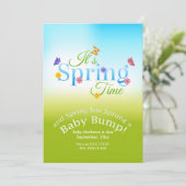 Het is de aankondiging van de zwangerschap in de l (Staand voorkant)