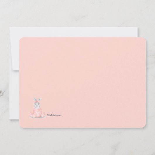 Het is de aankondiging van een meisjesfoto van Pas (Achterkant)