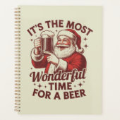 Het Is De Allerbeste Tijd Voor Een Kerstman Bier K Planner (Voorkant)