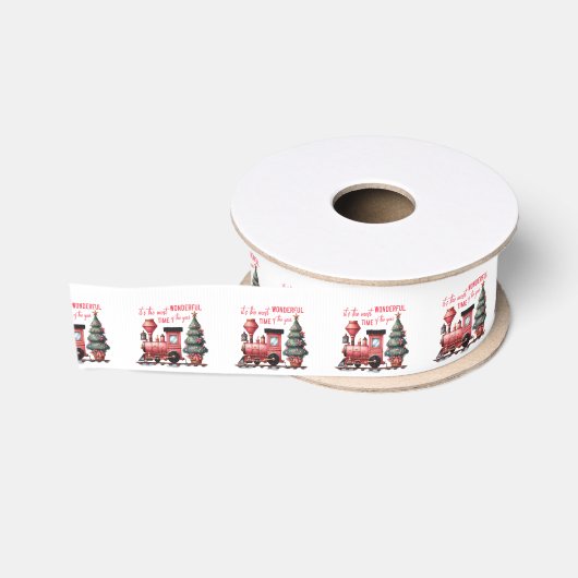Het Is de Allerwonderbaarlijkste Tijd van het Jaar Grosgrain Lint (Spoel)