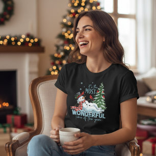 Het Is De Allerwonderlijkste Tijd Van Het Jaar Ker Tri-Blend Shirt