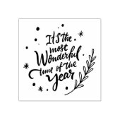 Het Is De Allerwonderlijkste Tijd Van Het Jaar Rubberstempel (Afrduk)