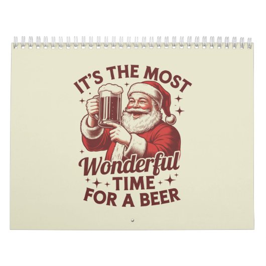 Het Is De Allerwonderlijkste Tijd Voor Een Bier Sa Kalender (Hoes)